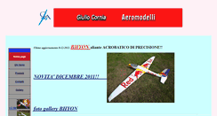 Desktop Screenshot of corniaaeromodelli.com